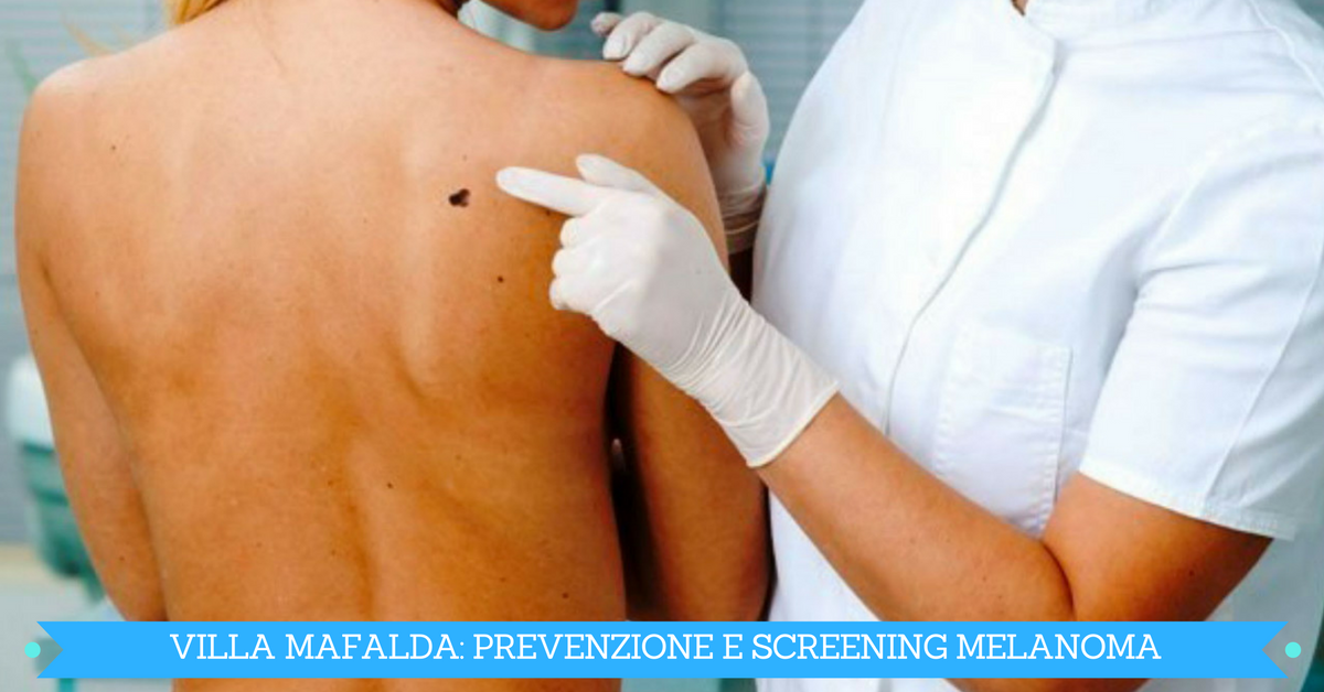 Villa Mafalda, screening del melanoma