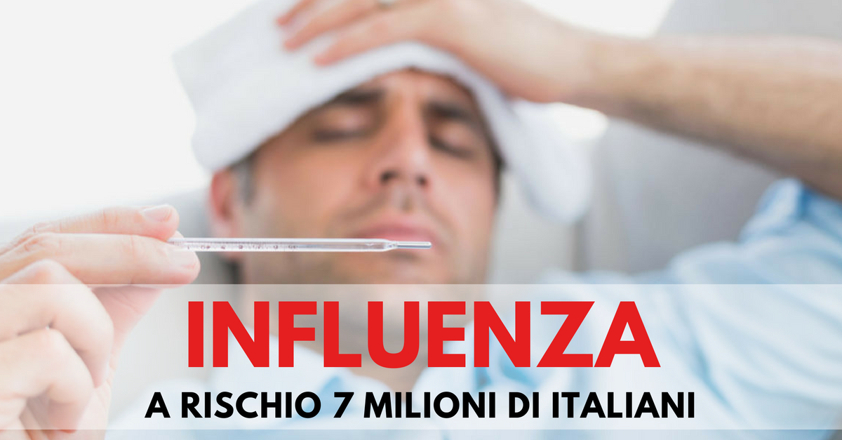 Influenza, a rischio 7 milioni di italiani