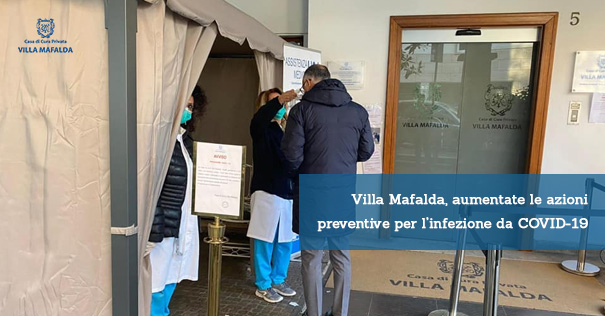 Aumentate le azioni preventive per COVID-19 - Casa di Cura Villa Mafalda di Roma - Villa Mafalda Blog