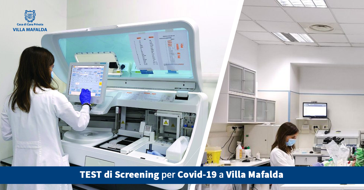 Test di Screening per Covid-19 a Villa Mafalda - Casa di Cura Villa Mafalda di Roma - Villa Mafalda Blog