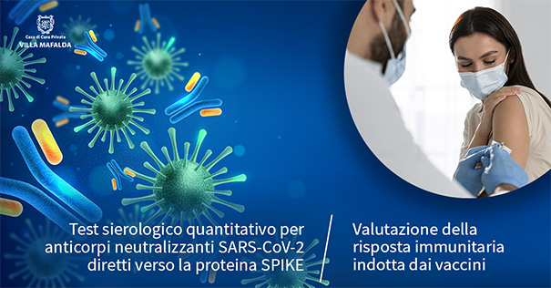 Test sierologico quantitativo Anti-SARS-CoV-2 S - Casa di Cura Villa Mafalda di Rom