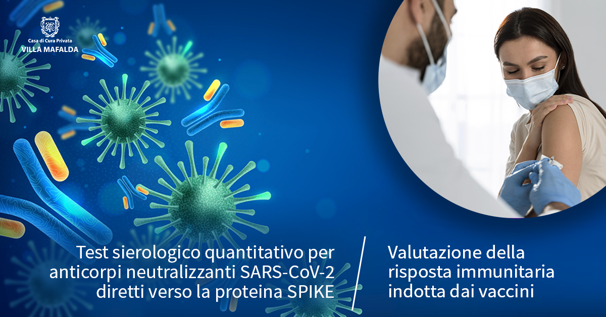 Test sierologico quantitativo Anti-SARS-CoV-2 S - Casa di Cura Villa Mafalda di Roma - Villa Mafalda Blog